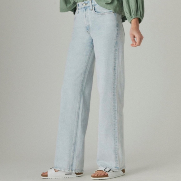 Lucky Brand High Rise Wide Leg - Picture 1 of 3